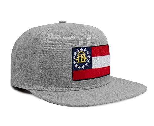 Image of International Tie State Hat for Men and Women, Adjustable Snapback Trucker Baseball Cap with Embroidered Patch