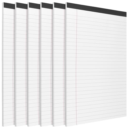 Bloc-notes juridiques A4 papier blanc 60 pages 21x28.5 cm pour bureau et maison