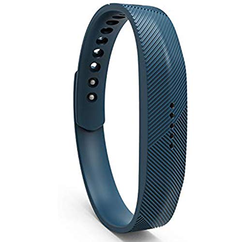 KingAcc Compatible Fitbit Flex 2 Bands, Soft Silicone Replacement Band for Fitbit Flex 2 with Metal Buckle Fitness Wristband Strap for Women Men