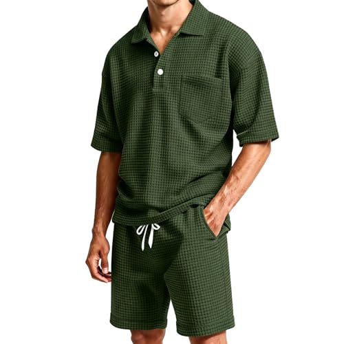 Ensemble homme chemise respirante et short confort d'été GN2
