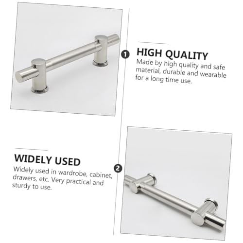 Beaupretty 調節可能ステンレス鋼製ドアアクセサリー 火災対策扉用木製ドアハンドル 家 キッチン鉄扉対応 耐久性と装飾性を兼ね備えた実用的