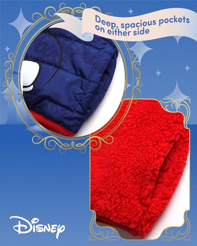 Disney Boys' Jacket - Mickey Mouse Full Zip Up Jacket with Sherpa Lining - Reversible Warm Sherpa Jacket for Boys (3T-6)4