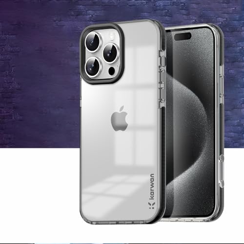 Image of KARWAN Back Cover|iPhone 16 Pro Back Cover |Polycarbonate Material| Full Camera Protection |Perfectly Fit| Case for iPhone 16 Pro - Transparent
