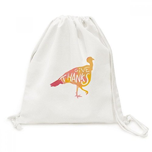 Sac à dos en toile Turquie Thanksgiving, le cadeau idéal de voyage