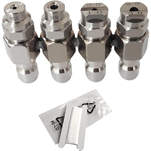Pressure Washer Nozzle,Jrod 4 Way Washing Tip Holder for 4 GPM Pressure Washer,J Rod Soft Wash System Nozzle 1/4