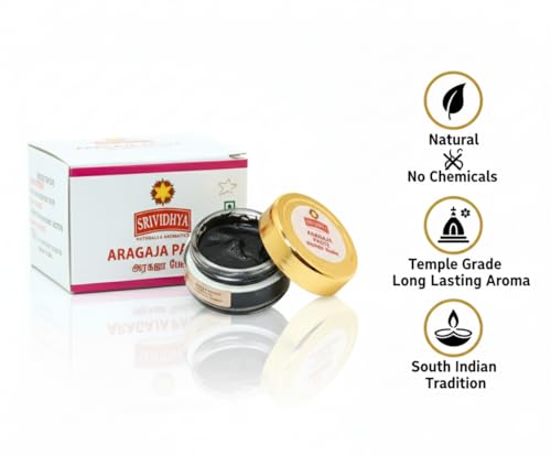 Image of Aragaja Paste - 100% Natural Herbal Pooja & Tilak Paste for Daily Worship | Traditional Temple Fragrance for Spiritual Protection, Meditation & Devotional Rituals (5g)