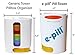e-Pill Tower Pro - 4 Times a Day x 7 Day Weekly Pill Organizer, Vitamin and Medicine Pill Box - Stackable Pillbox Holder and Pill Cutter
