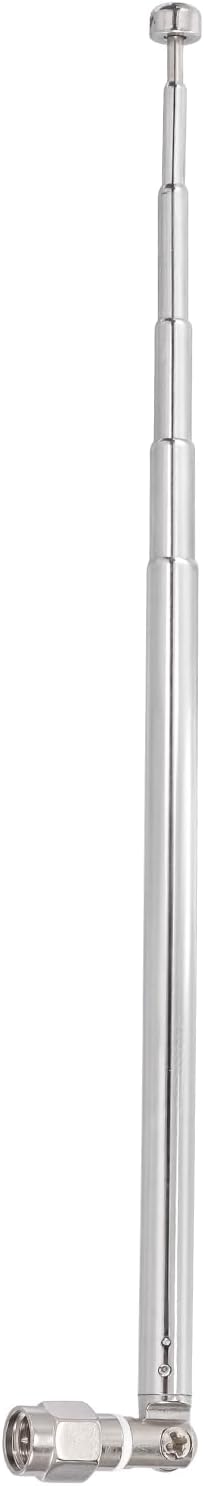 Bingfu 6-Sect SMA Male Telescopic Antenna (2-Pack) Compatible with RTL-SDR Blog V3, HackRF One, Nooelec RTL-SDR v5 Radio Communication Antenna
