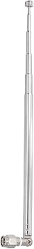 Bingfu 6-Sect SMA Male Telescopic Antenna (2-Pack) Compatible with RTL-SDR Blog V3, HackRF One, Nooelec RTL-SDR v5 Radio Communication Antenna