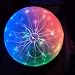 Pelddy Touch Sound Sensitive Glass Plasma Ball Lamp Crystal Three Color Globe Design (8 inches)