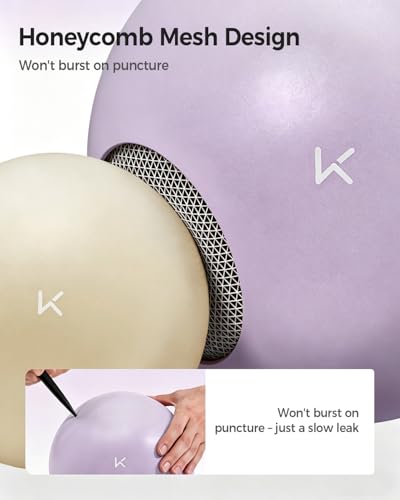 Image of KEEP Exercise Ball Anti-Burst - Thickened Yoga Ball Pilates Ball for Physical Therapy, Fitness Ball for Workout, Core Strength and Physical Therapy