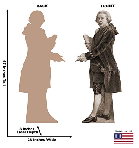 Image of Cardboard People John Adams Life Size Cardboard Cutout Standup