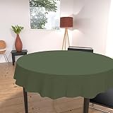 Producto útil y práctico Soleil d\'ocre Mantel Antimanchas Redondo 180 cm Alix Verde