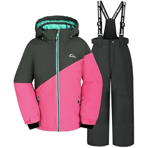 SMONTY SNOWER Girls Ski Suit with Hood Cover