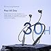 Oraimo NeckLite Wireless Neckband Earbuds, Wearable Around Neck Headphones Built-in Microphone, Bluetooth Headset Magnetic Earphones Deep Bass, Ultra-Lightweight Comfort, 30H Playtime, Black