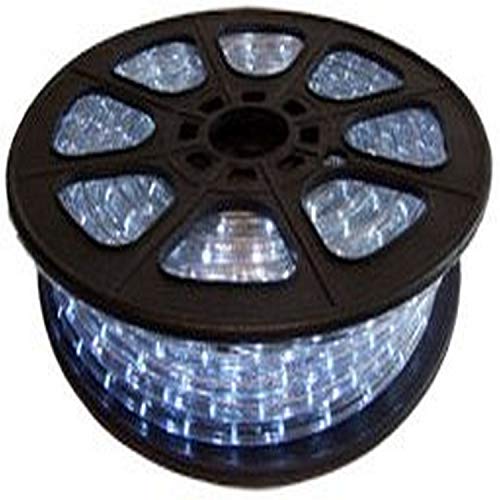 CBconcept 120VLR-65FT-CW Cool White 65-Feet 120-volt 2-Wire 1/2-Inch LED Rope Light, Christmas Lighting, Indoor/Outdoor Rope Lighting