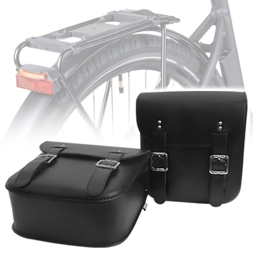 Japard PU Leather Rear Rack Bag