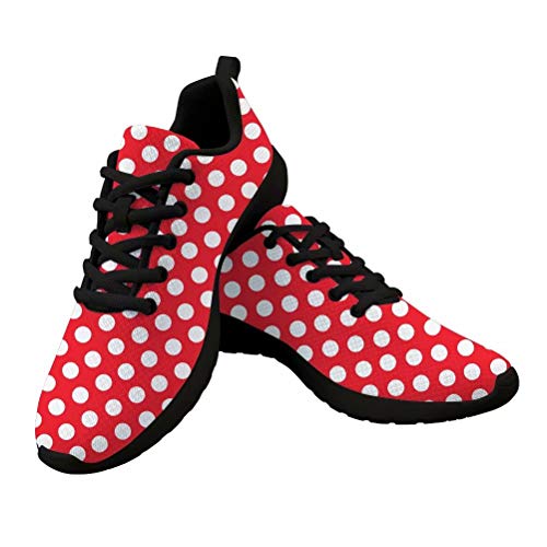 Dellukee 2019 Fashion Running Shoes Women Black Casual Non Slip Wide Width Sneakers