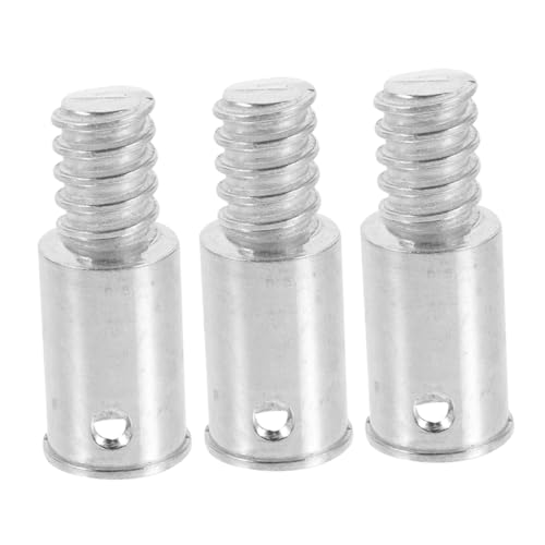 Cabilock Replacement Handle Tips for Extension Poles Threaded Pole Tip Adaptor Metal for Mop and Broom Handles