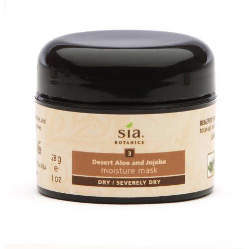 Sia Botanics Desert Aloe and Jojoba Moisture Mask, 1 Ounce