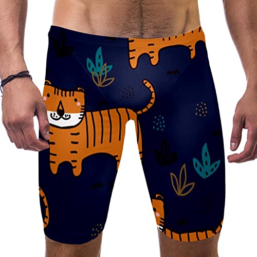 Bañadores ajustados tipo jammers de natación para hombres HUI JIN SHOP talla S
