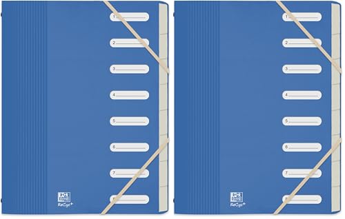 Trieur OXFORD School Life A4 idéal pour organiser les cours au lycée