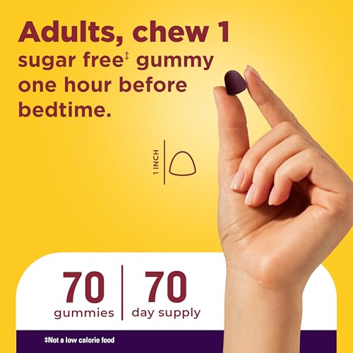 Nature Made Zero Sugar Melatonin 5mg, 70 Sugar Free Melatonin Gummies - image 5