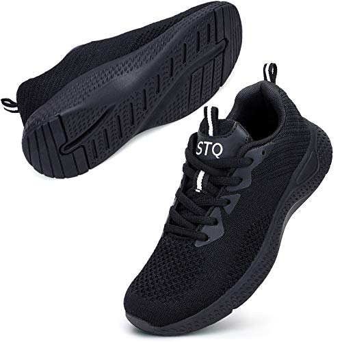 STQ Walking Shoes Women Comfortable Non Slip Work Sneakers with ...