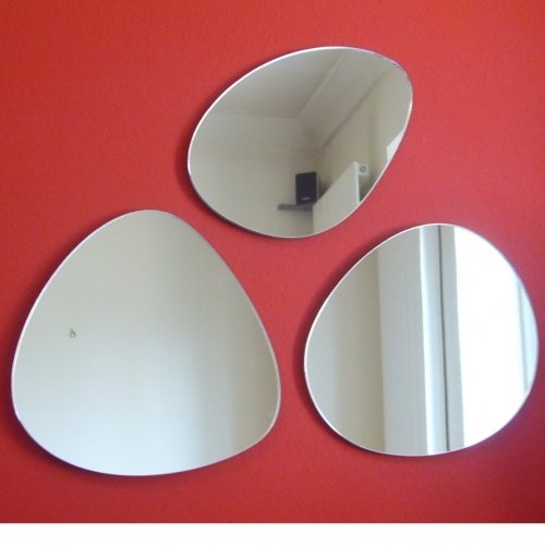 Group of 3 Pebbles Mirror - 35cm / 13.8in
