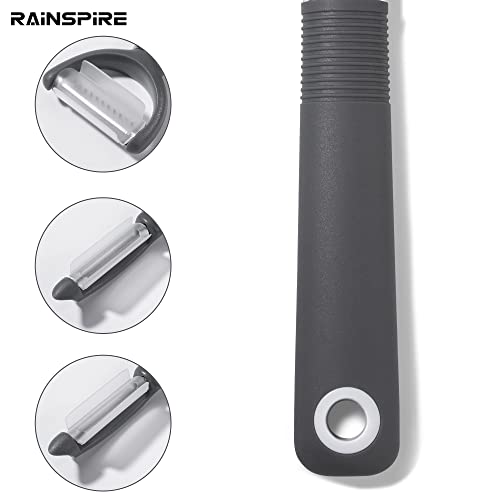 Rainspire RAINSPIRE-GP03-HUI 3-Piece Peeler Set, Premium Swivel Vegetable Peeler, Kitchen Gadgets Apple Peeler Potato Peeler Veggie Peeler Fruit Peeler, Dishwasher Safe Kitchen Accessories thumb #6