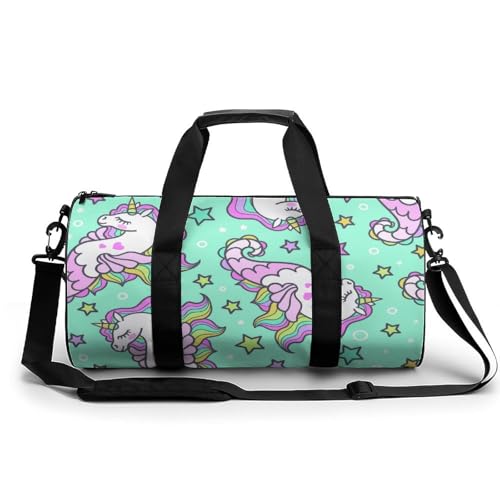Sac gym hippocampe licorne compact 45x23x23cm ultra résistant