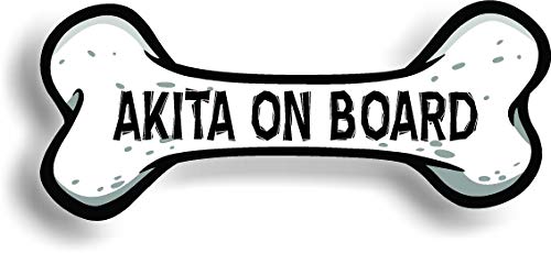 Akita on Board Car Magnet Bumper Sticker 3