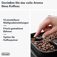 De’Longhi Magnifica Evo - Perfetto Kaffeevollautomat mit klassischem Milchaufschäumer, 4 One-Touch-Getränke, Cappuccino, Espresso Kaffeemaschine, Soft-Touch-Bedienfeld, Silber (ECAM292.33.SB) – Ansicht 3