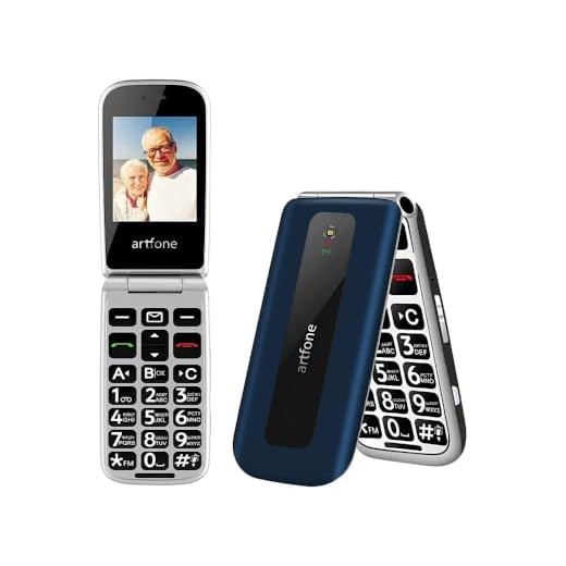 artfone F20 GSM Téléphone Portable Senior Clapet Débloqué丨Téléphone Portable Senior à Clapet丨Grandes Touches丨Bouton SOS丨écran de 2.4" 丨Batterie 1300 mAh丨Radio FM丨Appel Rapide丨double Carte SIM - Rouge
