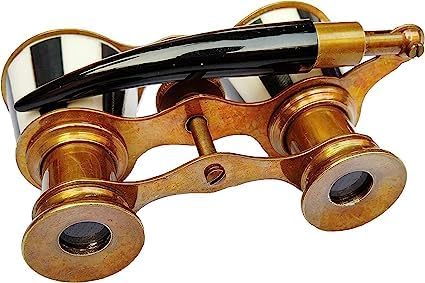 Binocular Brass Telescope Vintage Item Nautical Antique Collectible Style Marine Polish Open Spyglass Binocular for Gift Items