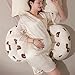 Pillows Adjustable Sleeping Pillow Printed Bear Pattern Maternity Pillow Detachable Body Pillow for Sleeping