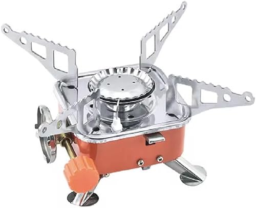 Trade Kite Portable Camping Gas Stove | Lightweight Foldable Butane Burner with Storage Bag | Compact Outdoor Gas Stove for Hiking, Backpacking, Emergency Cooking, and Travel
