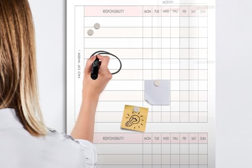 Tableau magnétique en verre décoratif haute qualité pour bureau