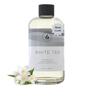 Aroma Country White Tea Diffuser Oil – Luxury Essential Oils for Diffuser Refill & Air Freshener Room Spray, Long-Lasting, Natural Home Fragrance and Hotel Scent for Diffusers & Machines – 8.5 Fl. oz