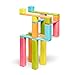 Tegu 22 Piece Magnetic Wooden Building Block Toy Set Expansion Pack Medium Tints (Girl-Boy Educational STEM Gift For Ages 1, 2, 3, 4, 5, 6+ Years Old)