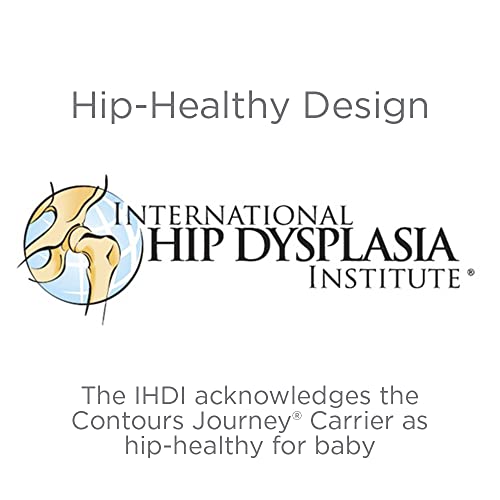 Contours Baby Carrier Newborn To Toddler | Journey 5 Position Convertible Easy-To-Use Baby Carrier With Pockets For Men And Women, Face In, Face Out, Front, Back & Hip (8-45 Lbs) - Graphite Gray #TOP5