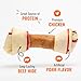 Good ‘n’ Fun Triple Flavor 8-Inch Bone for All Dogs, 1 Count, Treat Your Dog to Long-Lasting Chews Made with Beef Hide, Chicken and Artificial Pork Flavor