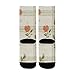 susiyo Retro Spring Rustic Flower Hiking Socks Boy Girls - Cushioned Crew Socks for Kids Soft, Breathable & Seamless Toe for All-Day Comfort