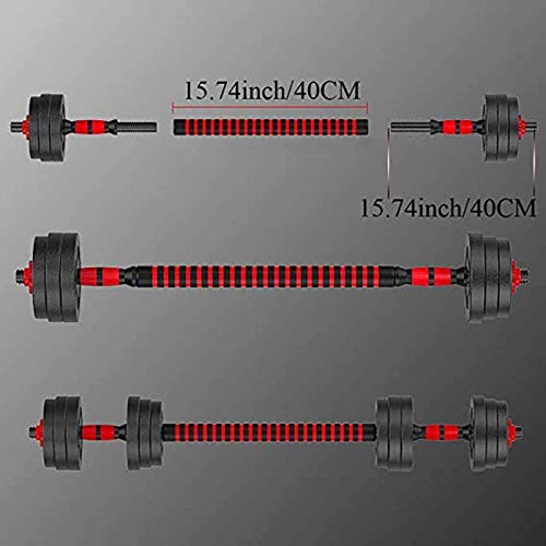 Dumbbell Bars Adjustable Dumbbell Weight Set Barbell Lifting - 2 X 15.74In Bars And 1 X 15.74In Connecting Rods For Gym Home #TOP5