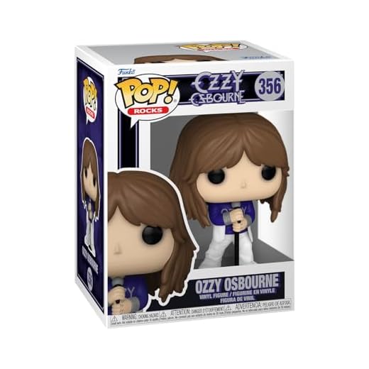 Funko POP! Rocks: Ozzy Osbourne - Brillo, 4-inch, POP! Music, Collectible, Toys - Figuras Miniaturas Coleccionables Para Exhibición - Idea De Regalo - Mercancía Oficial - Juguetes Para Niños Y Adultos