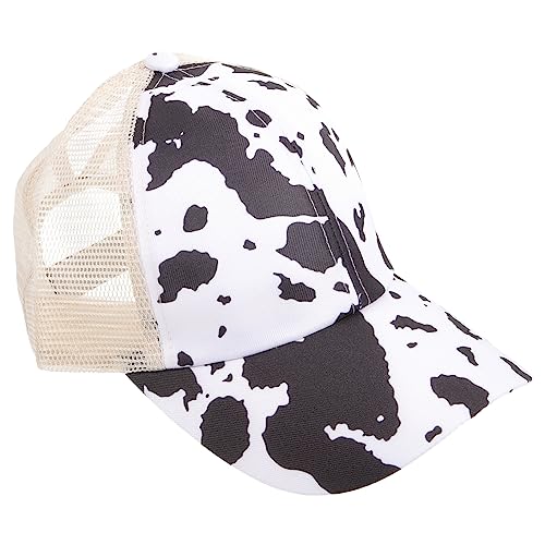 Casquette de baseball queue de cheval vache pour enfants et hommes en polyester