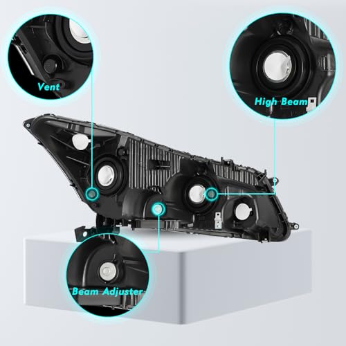 TUSDAR 2008–2012 Honda Accord Sedan Headlights | OEM Replacement - Image 5