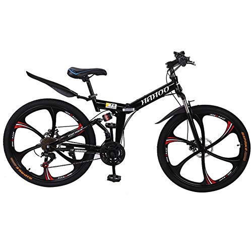 image for 【Shipping from US】 Beyoy Adult Mountain Bikes, High-Carbon Steel H