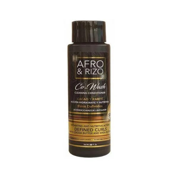 AFRO AND RIZO - Co Wash Acondicionador | Hidratación Profunda | Suaviza y Define | Ideal para Cabello Rizado, H, 946ml