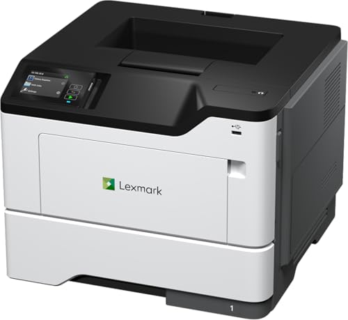 Image of Lexmark MS631dw Monochrome Laser, Duplex (2-Sided) Printing: Integrated Duplex, Print Speed: Up to 50 ppm, Energy Star, 2.8 inch (7.2 cm) Color Touch Screen (38S0400)